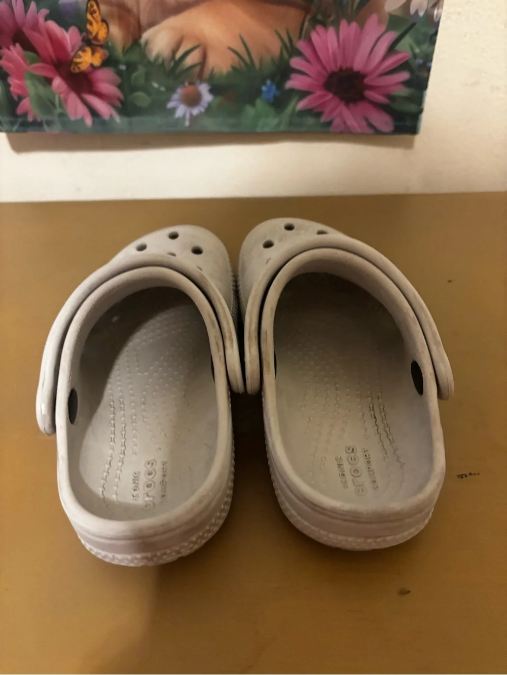 CROCS Kids Classic Clog in Light Gray C8